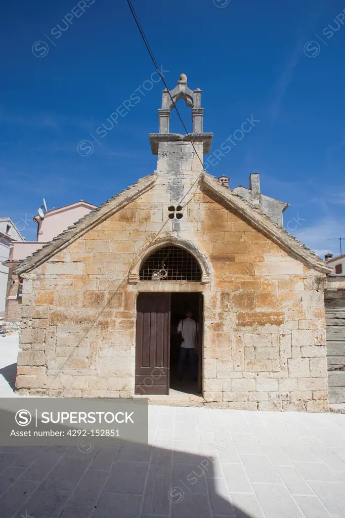 Croatia, Istria, Bale, Santo Spirito church