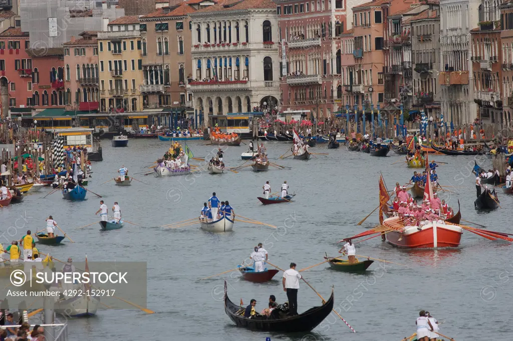 Italy, Veneto, Venice, Traditional Historical Regatta