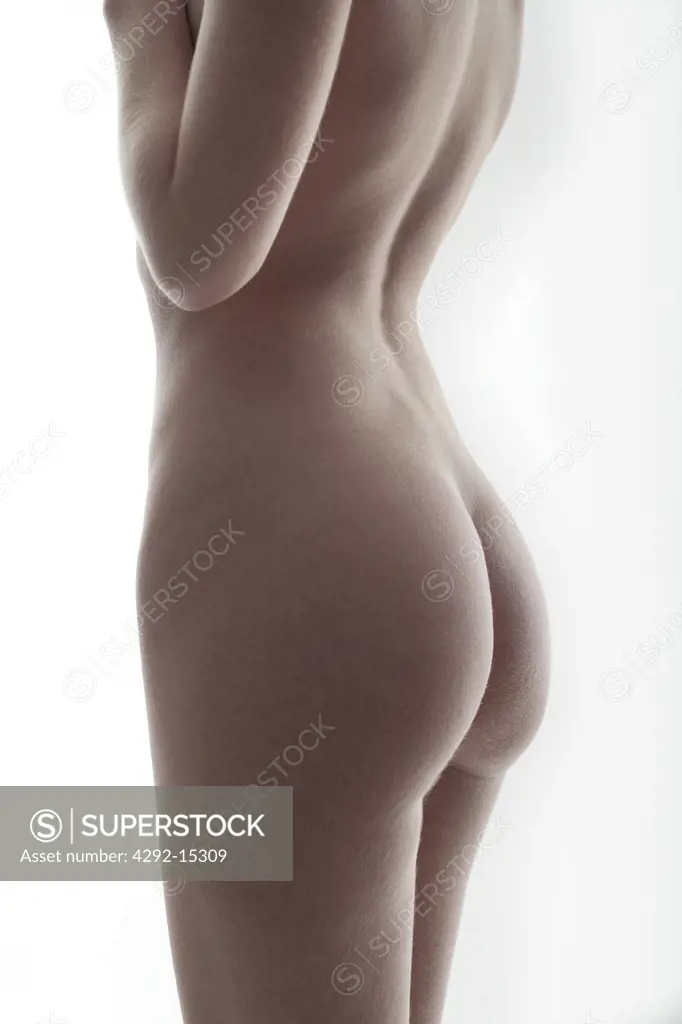 naked woman, buttocks detail