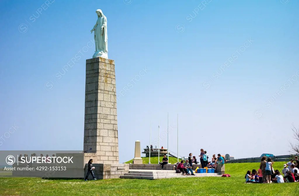 France, Normandy, Arromanches, a memorial in the places of the second World War landing