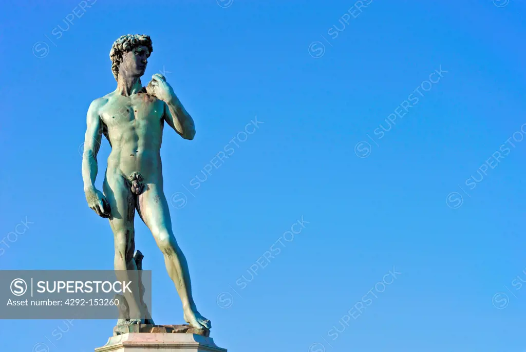 Italy, Florence, Michelangelo Square, The David