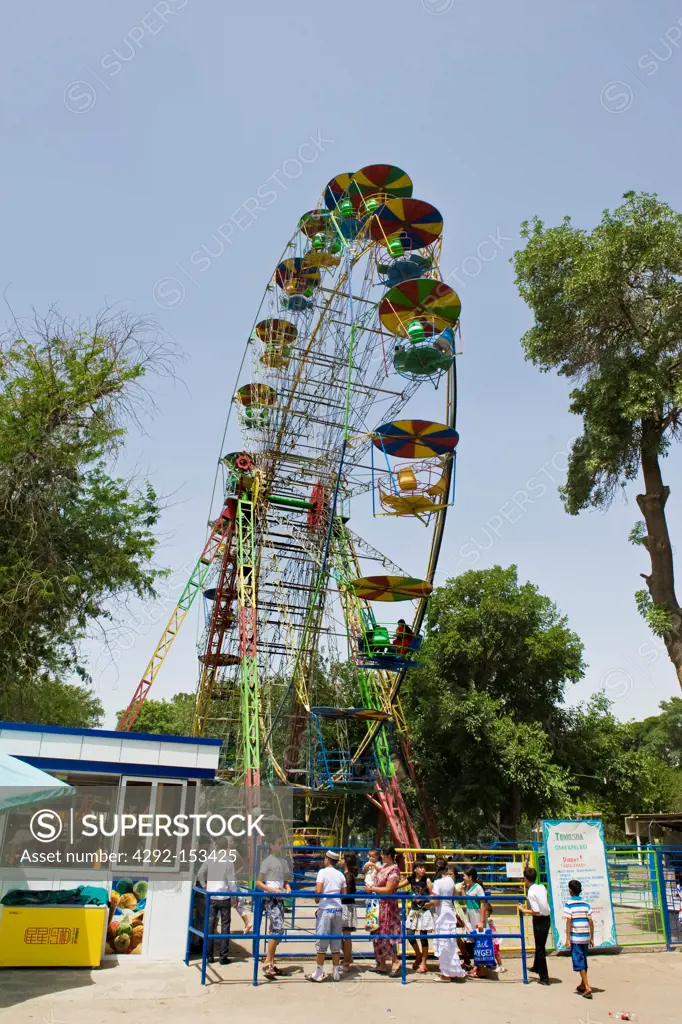 Uzbekistan, Bukhara, amusement park