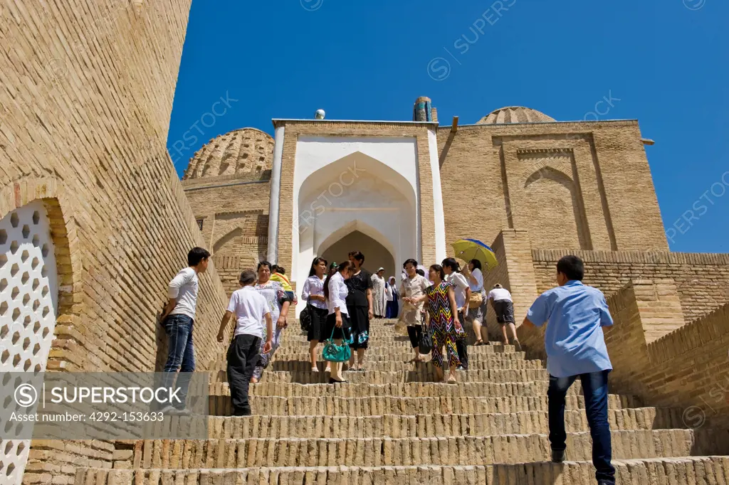 Uzbekistan, Samarkand, Shoi Zinda mausoleum