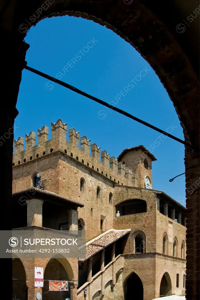 Italy, Emilia Romagna, Castell'Arquato, Podestà palace