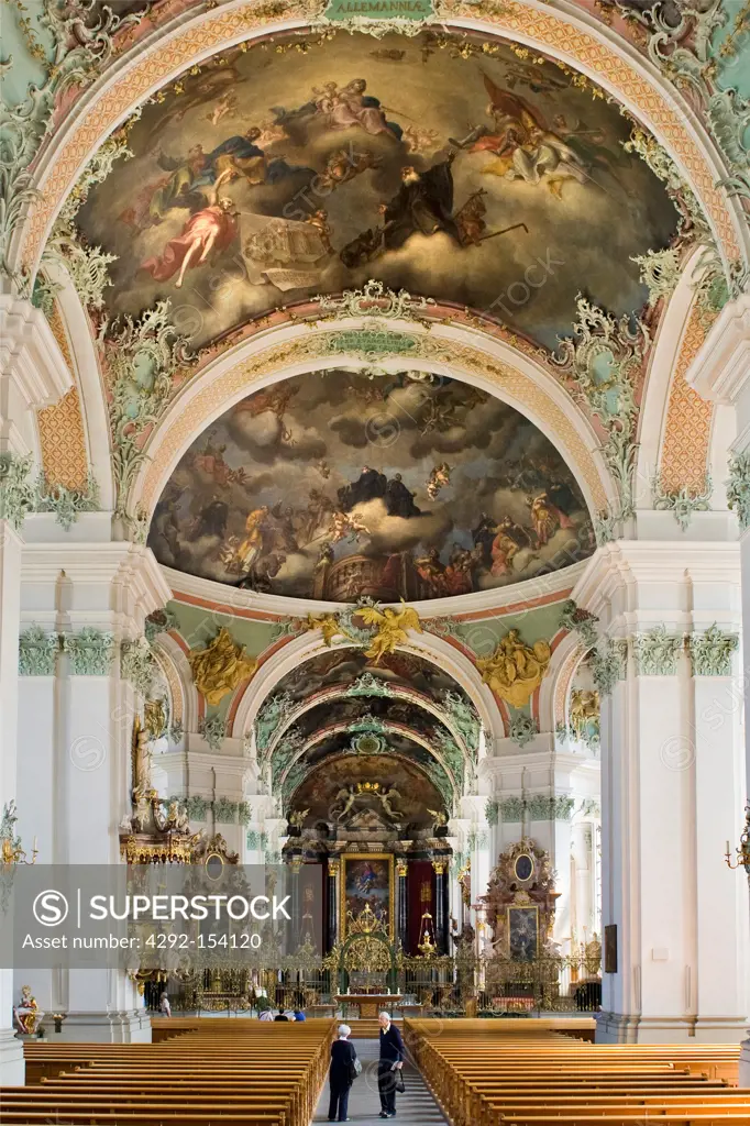 Switzerland, St. Gallen, St. Gallen Abbey