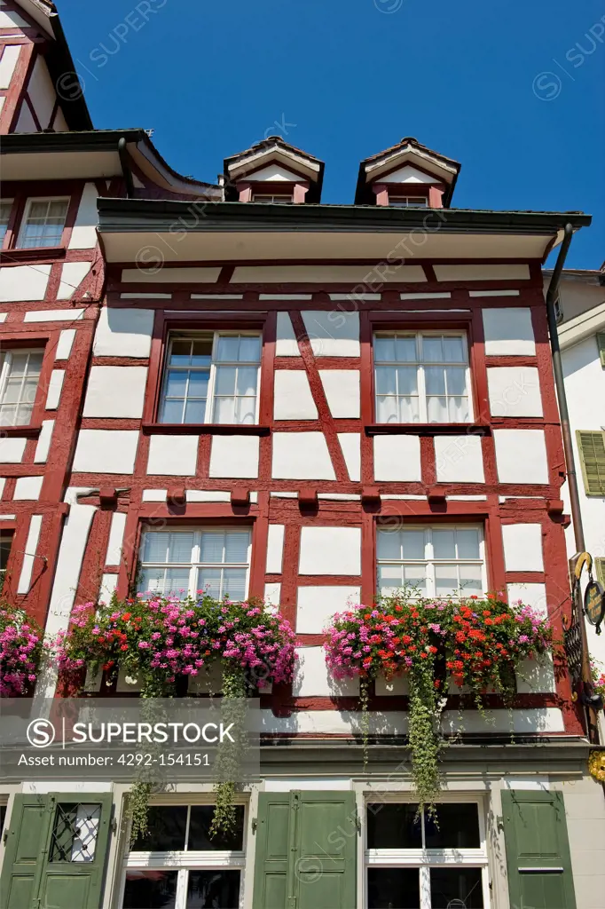 Switzerland, St. Gallen, traditional house