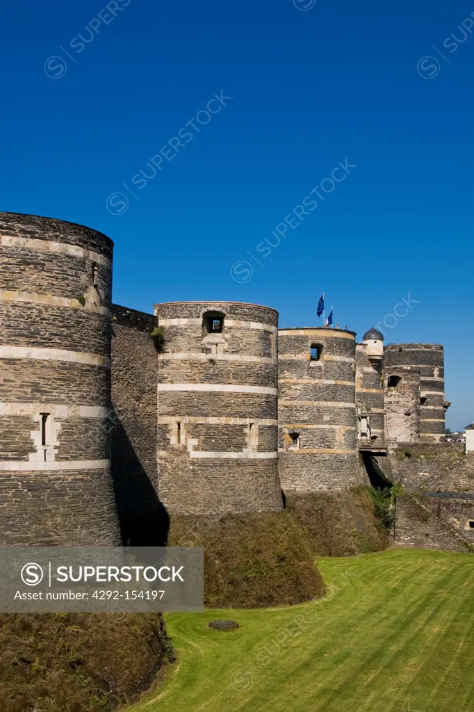 France, Loire valley, Angers, Angers castle