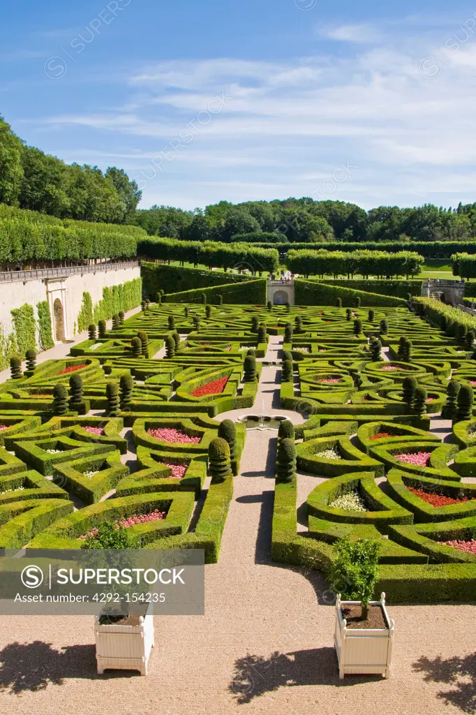 France, Loire valley, Villandry, Villandry garden