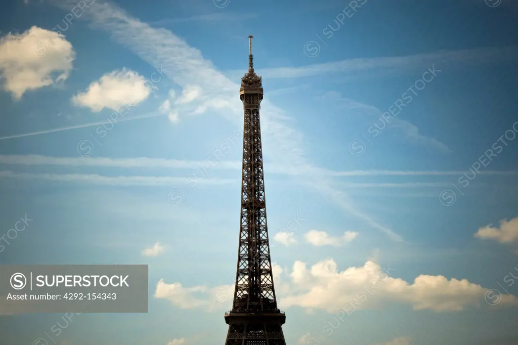 France, Ile de France, Paris, Eiffel tower