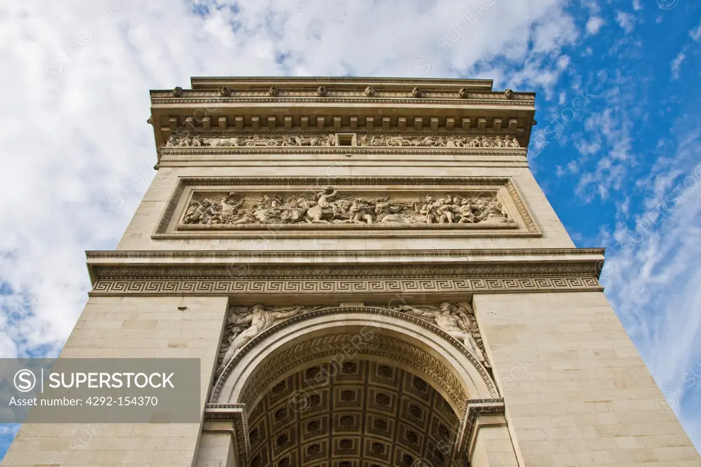 France, Ile de France, Paris, Arc de Triomphe