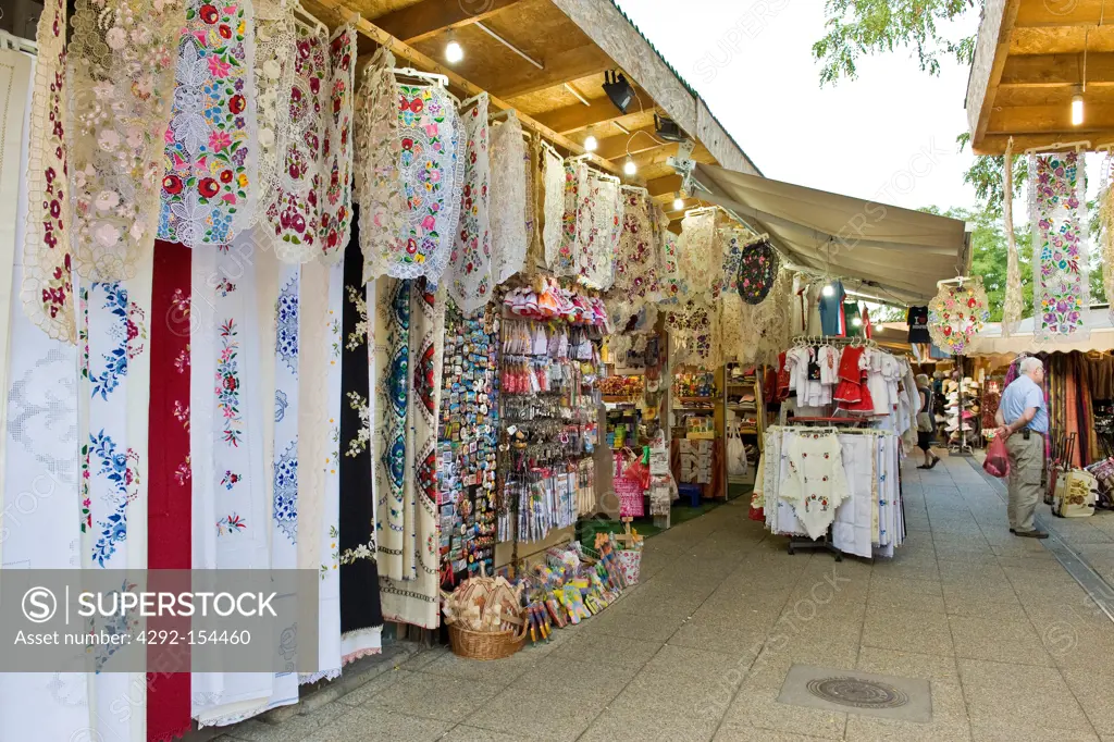 Hungary, Budapest, souvenirs shop