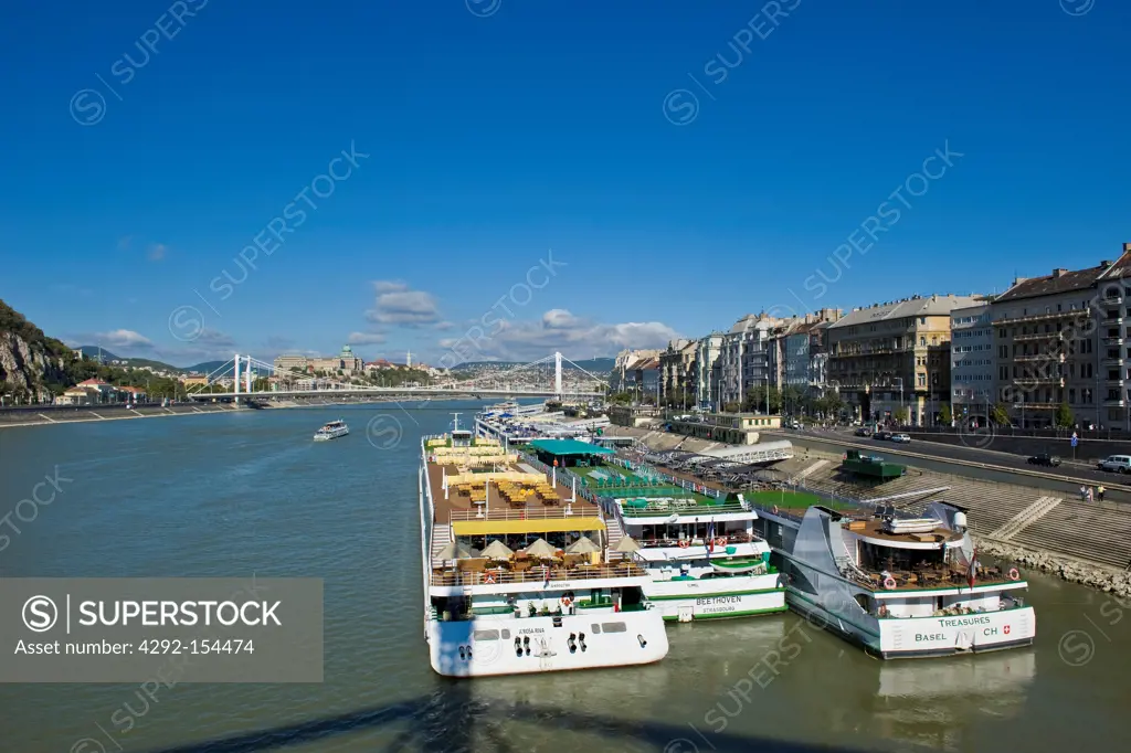 Hungary, Budapest, Danube river