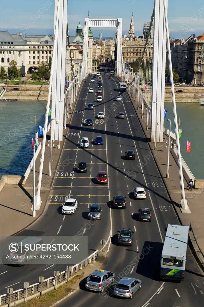 Hungary, Budapest, Elizabeth bridge
