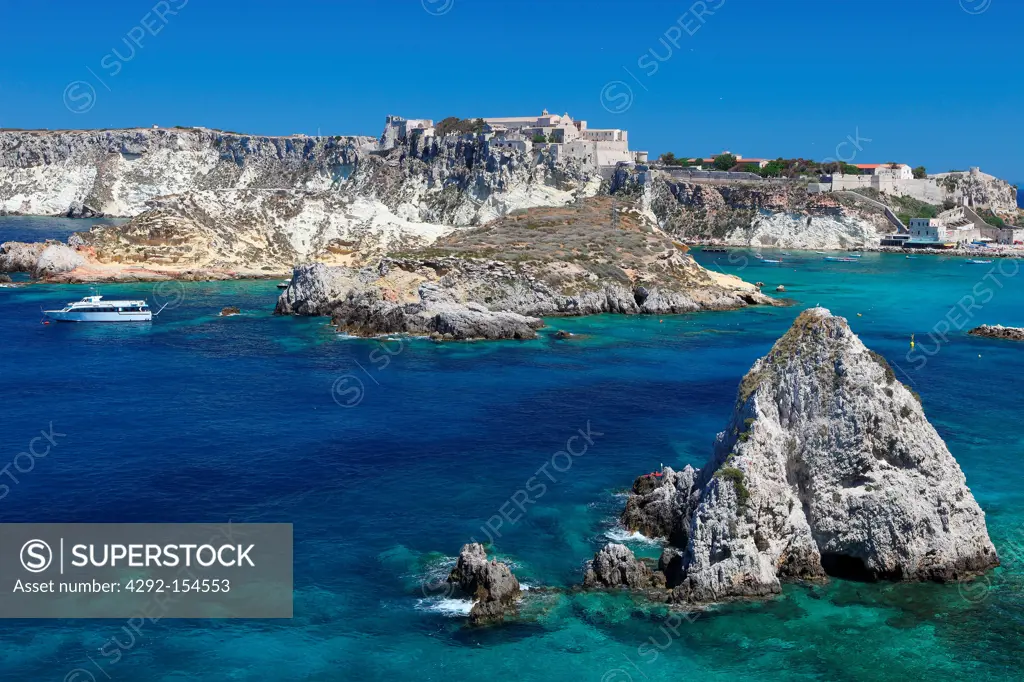 Italy, Apulia, Tremiti Island, San Nicola island