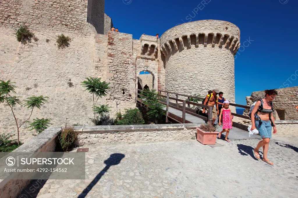 Italy, Apulia, Tremiti Island, San Nicola island, the castle of Badiali