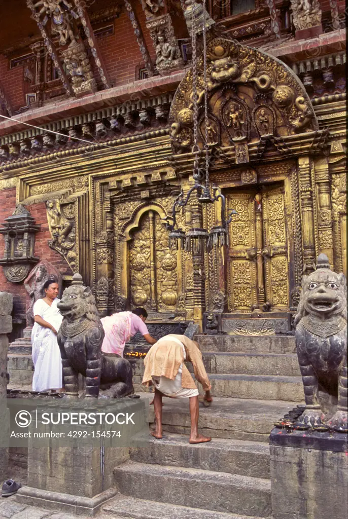 Asia, Nepal, Kathmandu, Vishnu temple - Changu Narayan