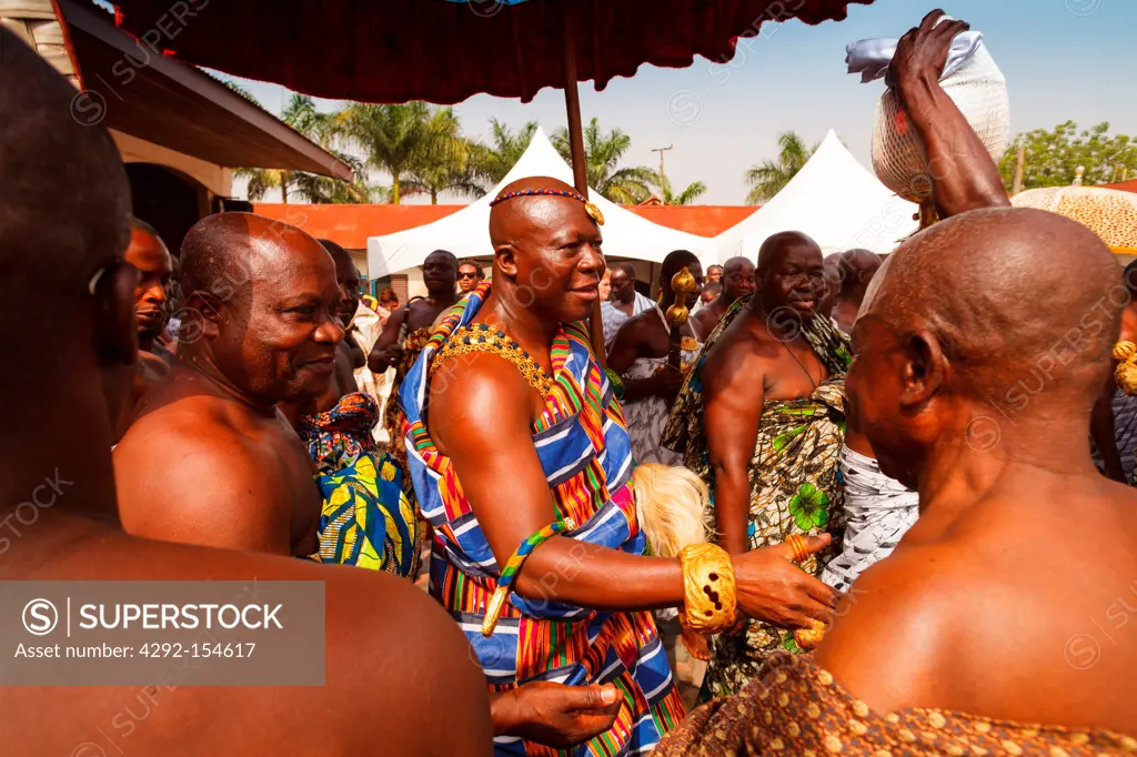 Africa, Ghana, Kumasi Ashanti, King Otunfuoosu II