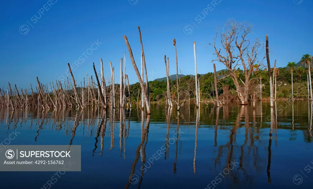 Dominican Republic, National Park Isla Cabritos, Lake Enriquillo