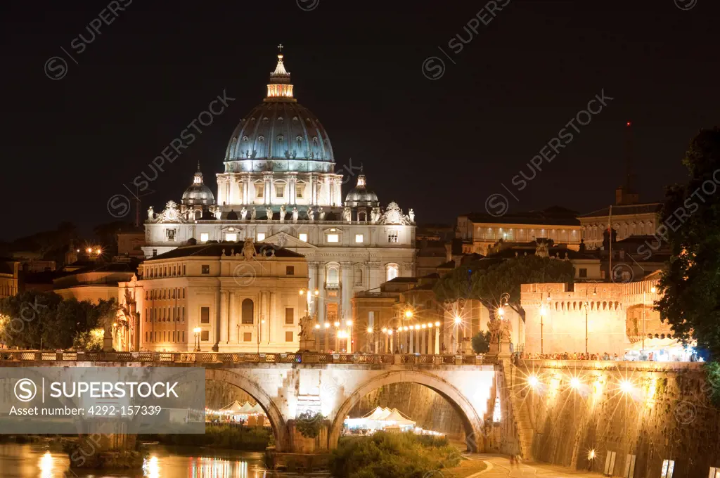 Italy, Lazio, Rome, Vatican, Saint Peter Basilica, Dome