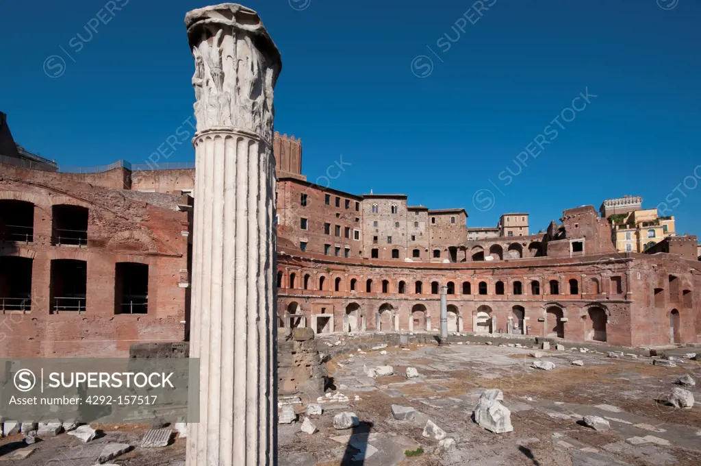 Italy, Lazio, Rome, Foro Traiano, Trajan Market