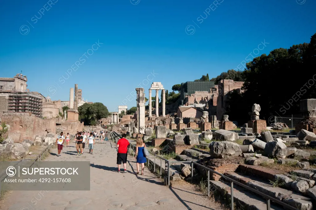 Italy, Lazio, Rome, the Roman Forum