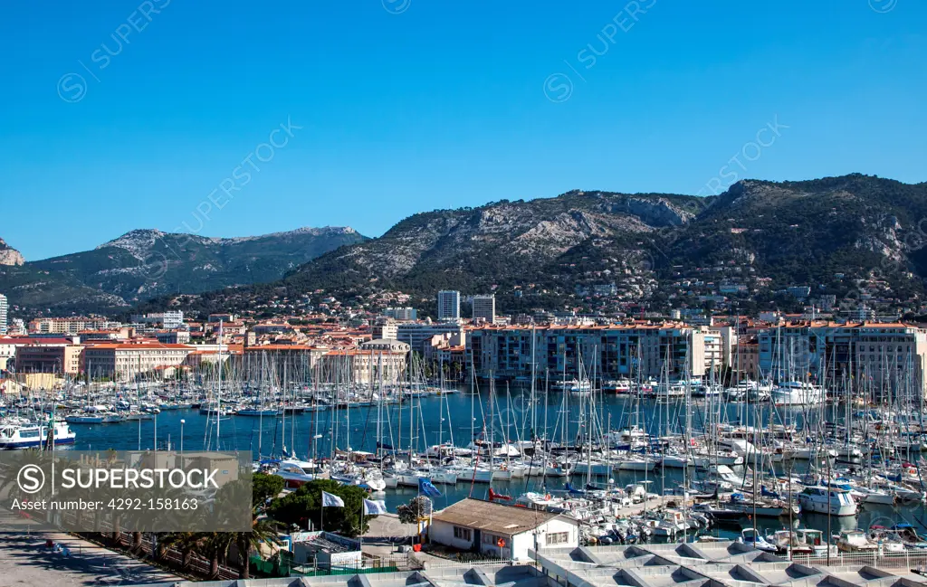 France, Toulon, the harbor.