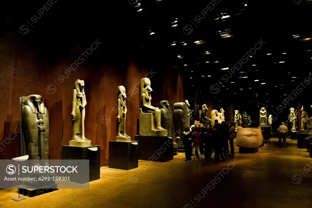 Italy, Piedmont, Turin, Egyptian Museum