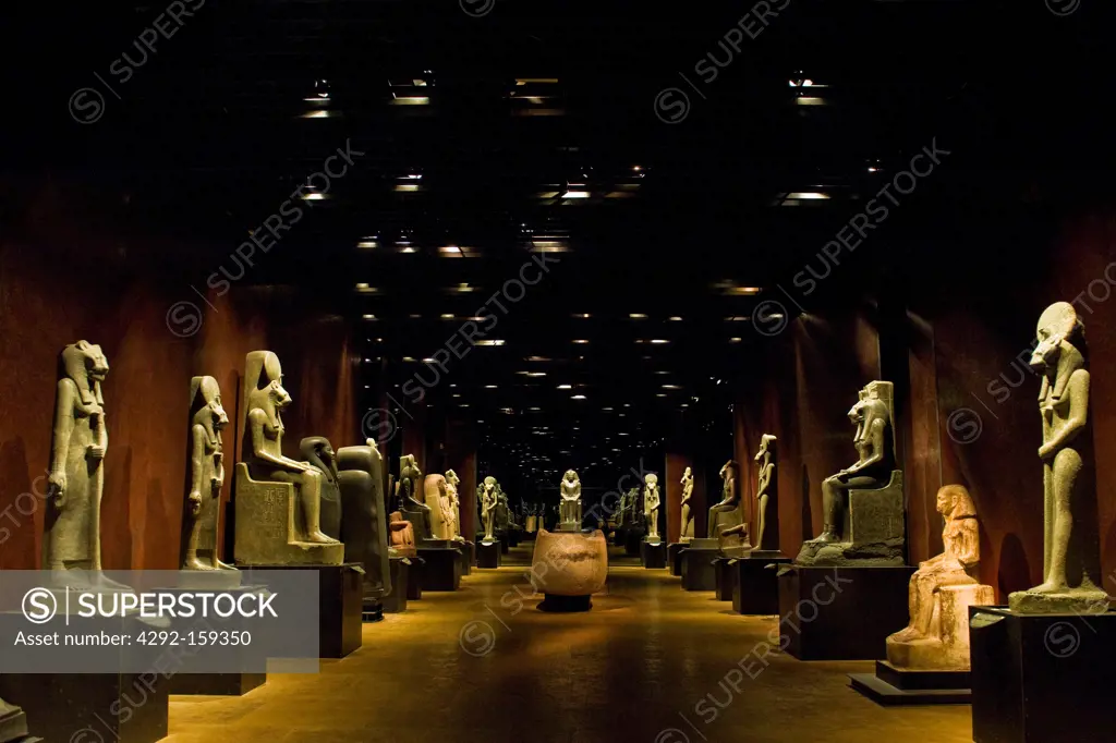 Italy, Piedmont, Turin, Egyptian Museum