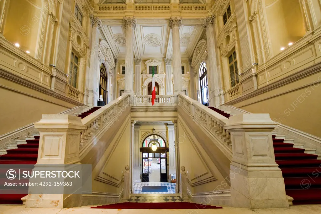 Italy, Piedmont, Turin, Carignano palace, National Museum of the Italian Risorgimento