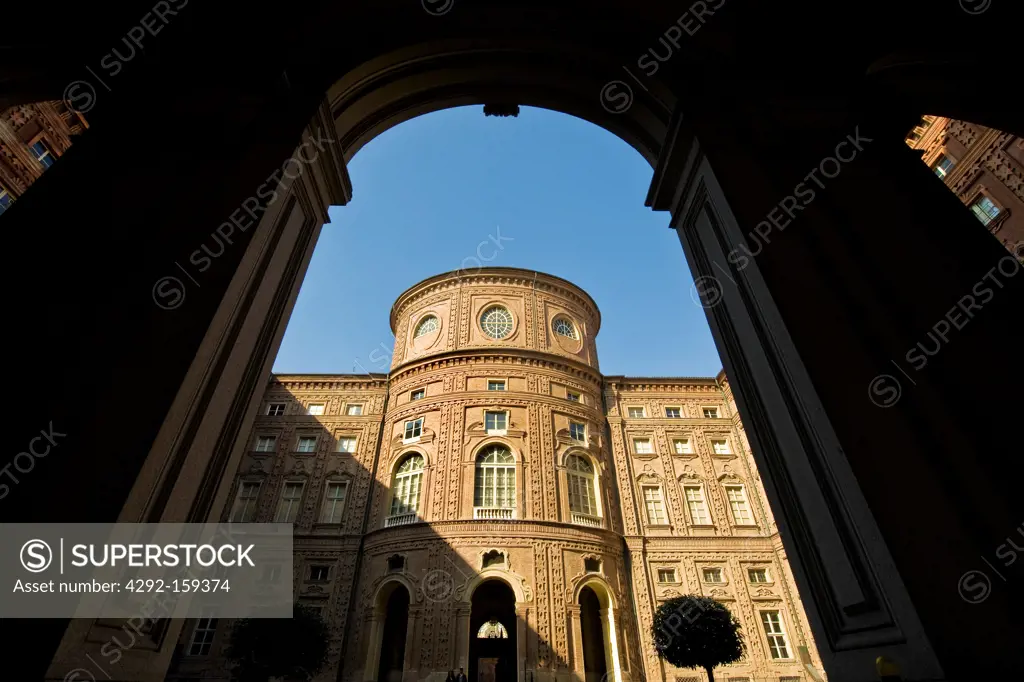 Italy, Piedmont, Turin, Carignano palace
