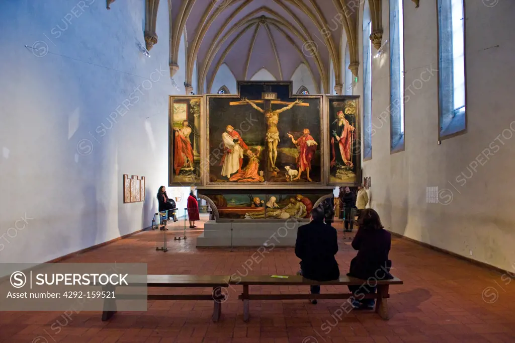 France, Alsace, Colmar, Unterlinden museum, the Isenheim altarpiece