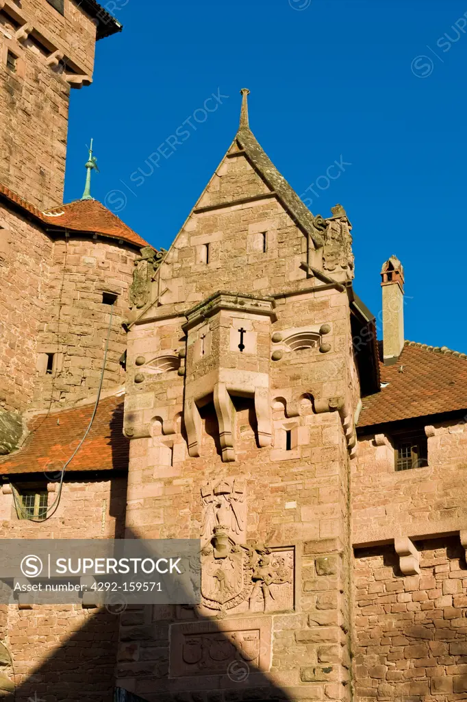France, Alsace, Haut Koenigsbourg castle