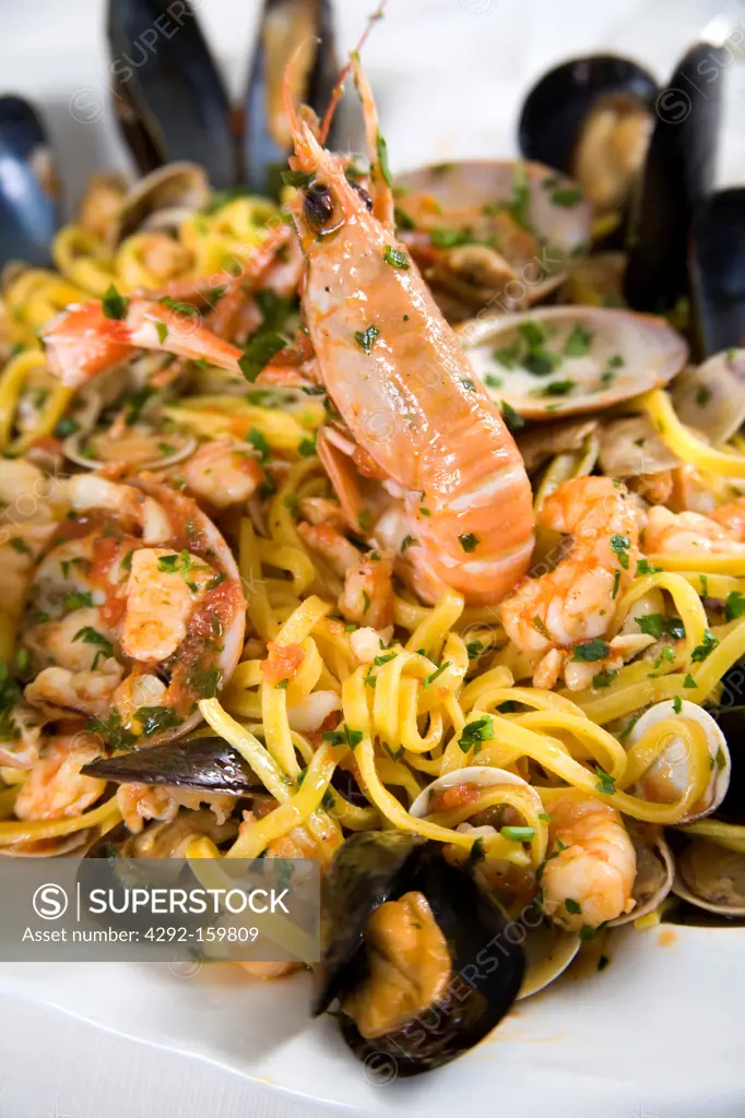 pasta with seafood