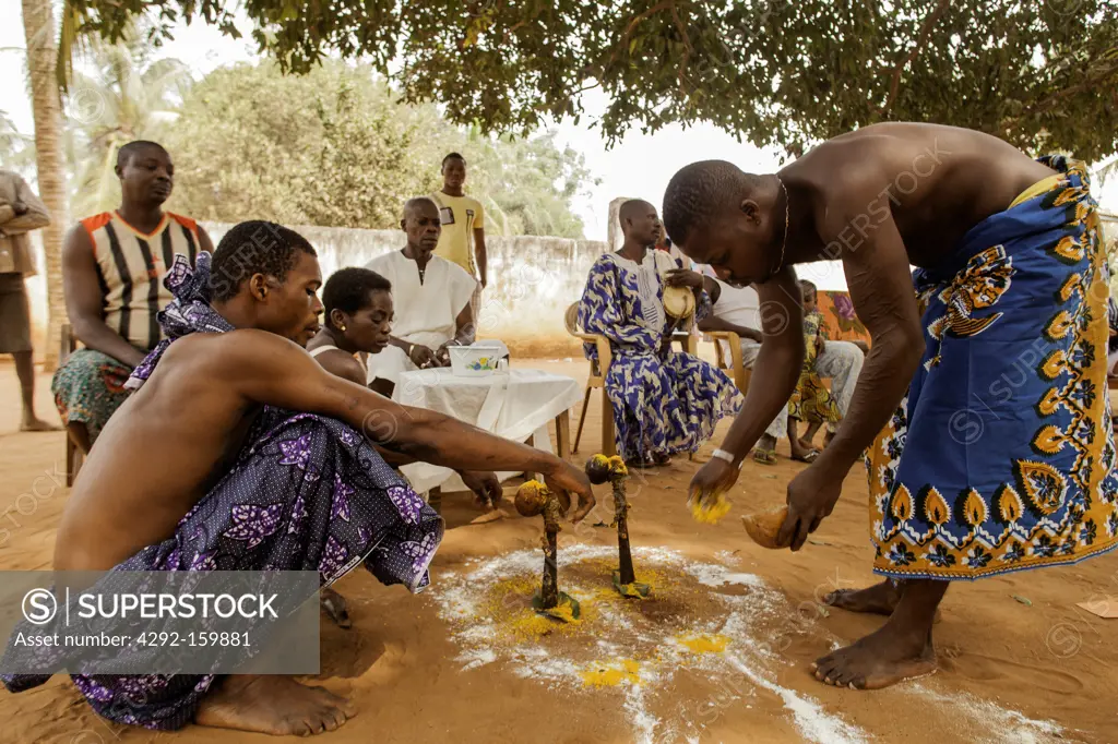 Africa, Togo Kuago, voodoo ritual celebration