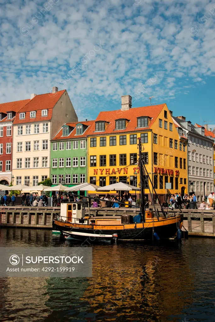 Danemark, Copenhagen, Nyhavn Harbour