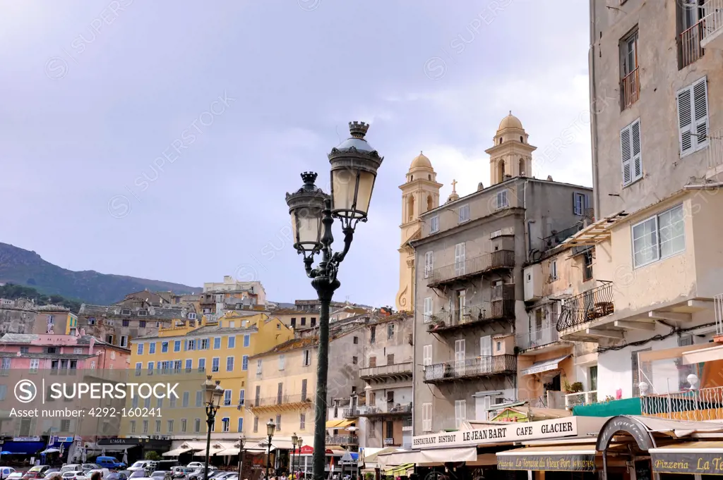 France, Corsica, Bastia, tourist area in the Old City