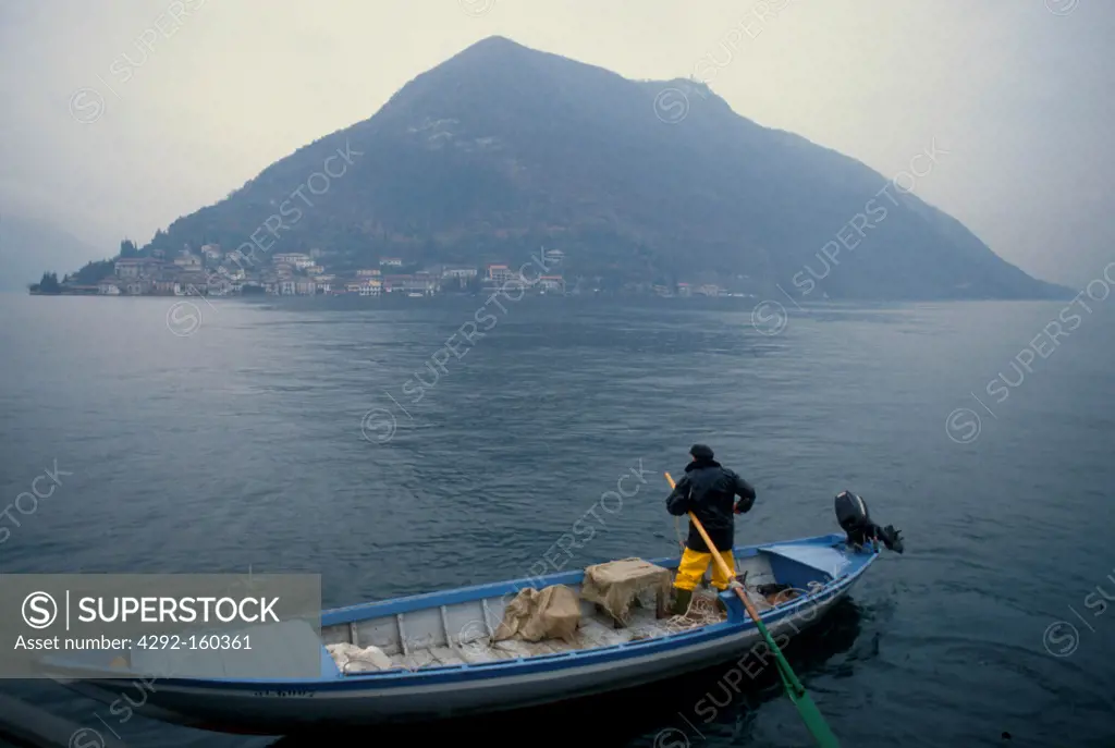 Italy, Lombardy, Iseo lake, the Montisola island