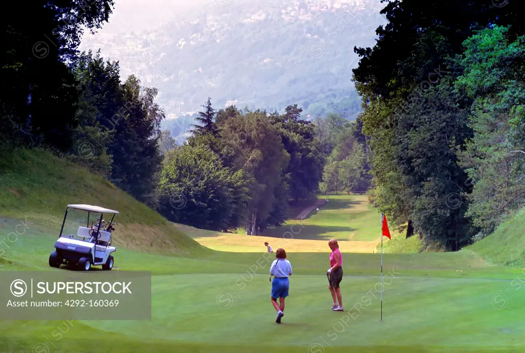 Italy, Lombardy, golf club Menaggio e Cadenabbia at Grandola