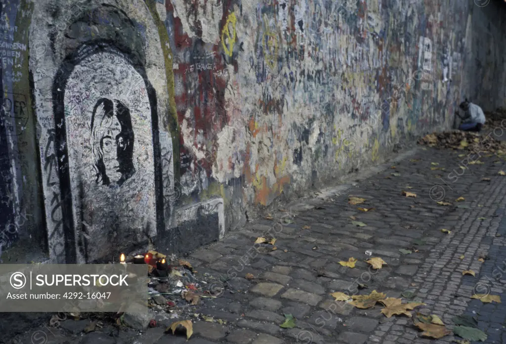 Czech Republic, Prague,Mala Strana QuarterJohn Lennon Wall