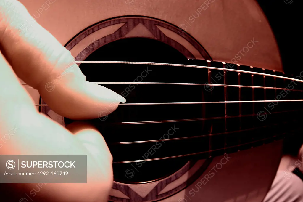 Finger style on a Martin guitar