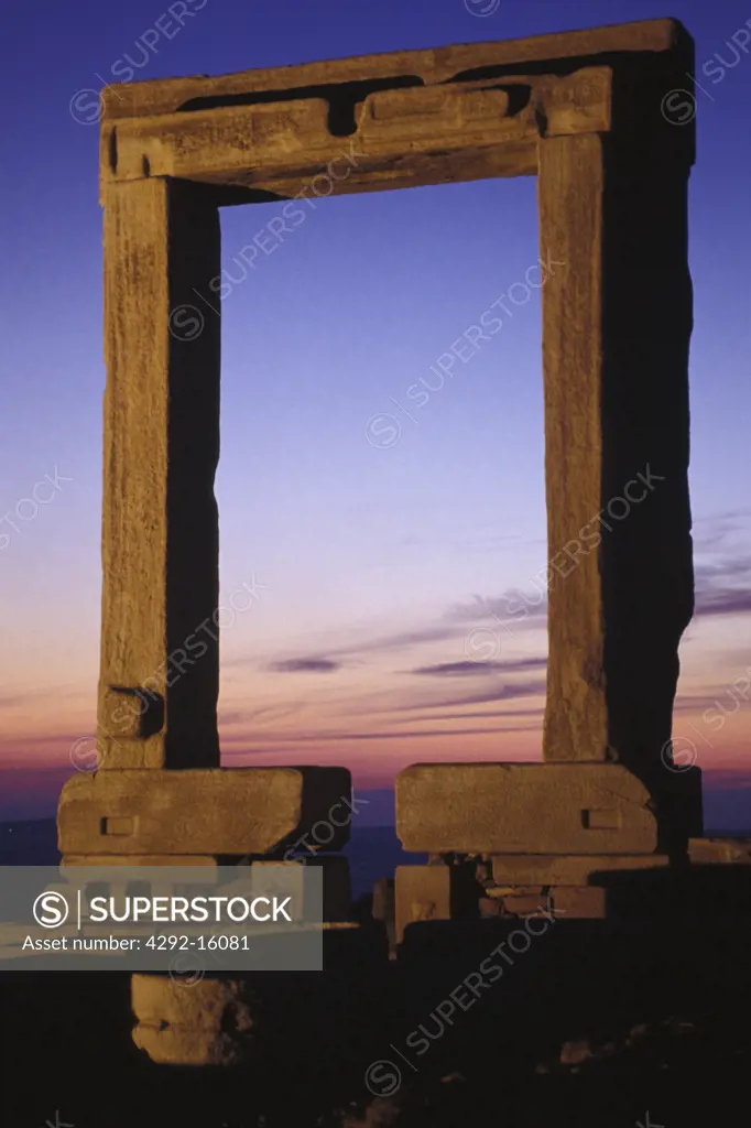 Greece, Cyclades, Naxos, Chora Naxos, Apollo Temple
