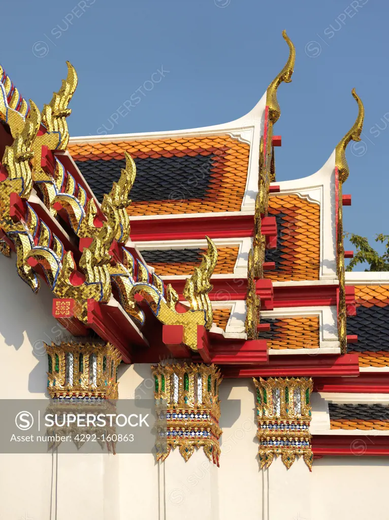 Wat Pho Roofs, Bangkok, Thailand