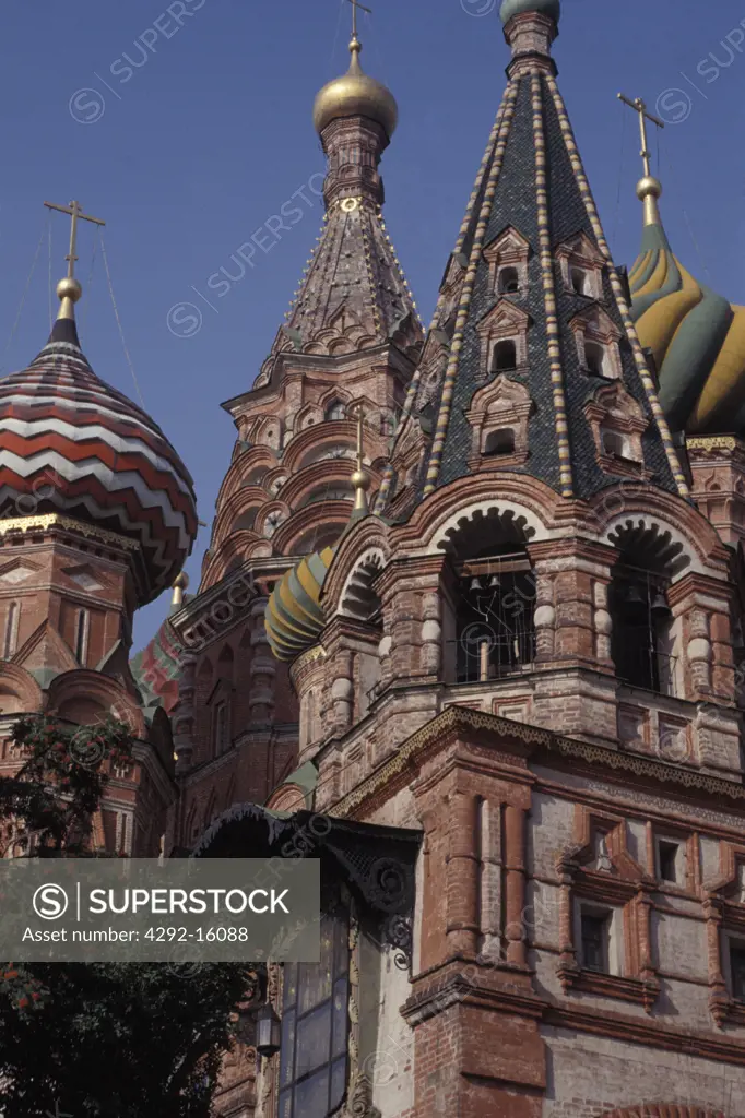 Russia,MoscowRed Square,St.Basil Cathedral