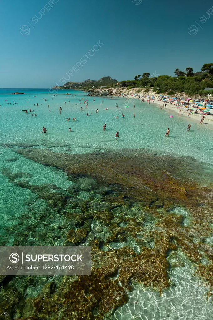 Beach Of Son Moll, Cala Ratjada, Island Of Palma, Balearic Islands, Spain