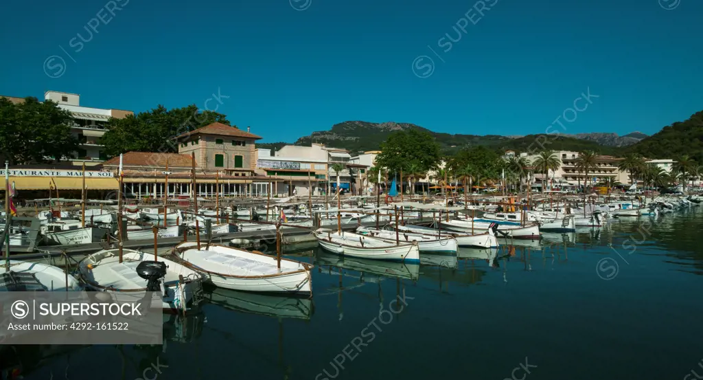 Port Soller's Harbour, Island Of Palma, Balearic Islands, Spain