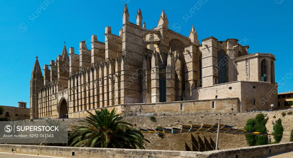 La Seu Cathedral, Palma, Island Of Majorca, Balearic, Spain