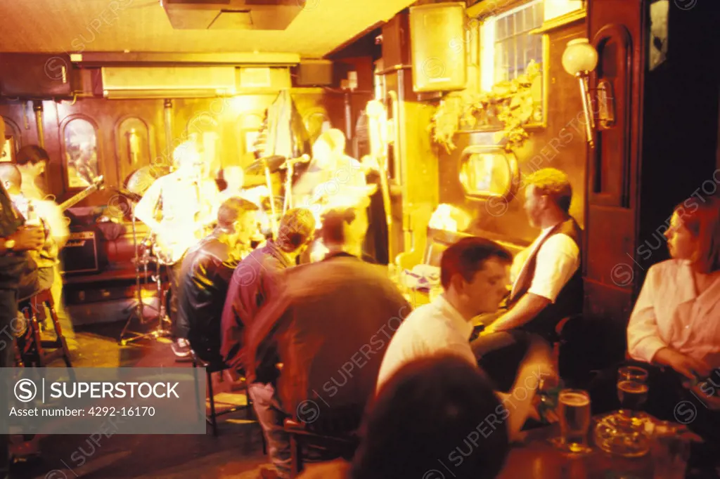 Ireland, Dublin. Music Slatterys pub