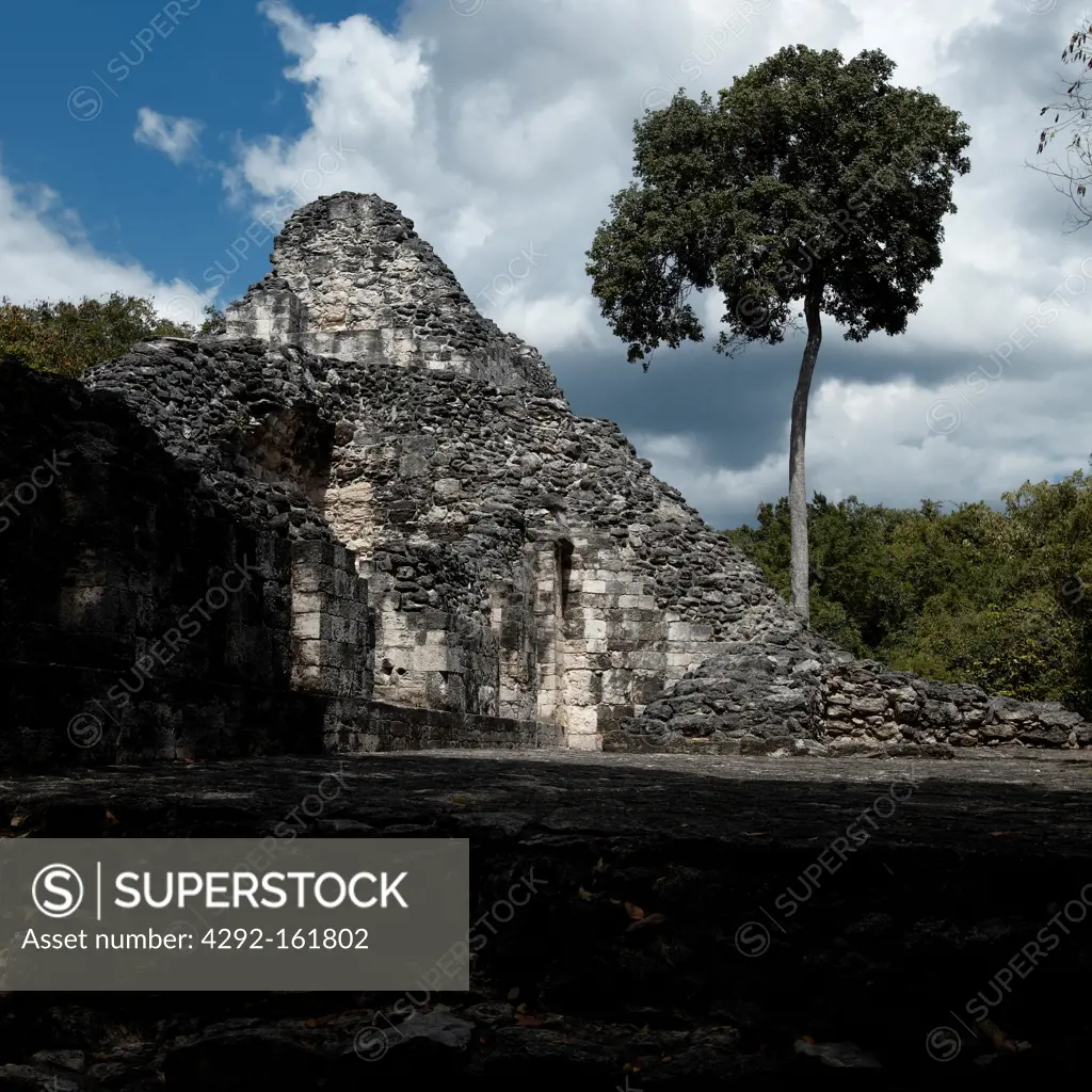 Mexico, Campeche State, Xpuhil, archaeological mayan site , ruins