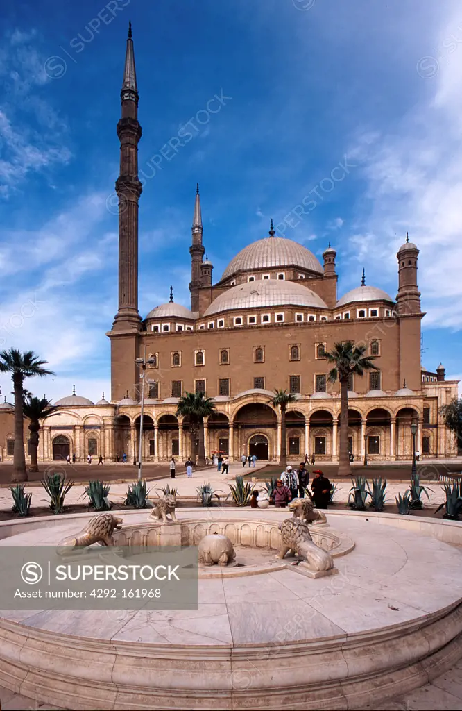 Egypt, Cairo. The Citadel, Muhammad Ali mosque
