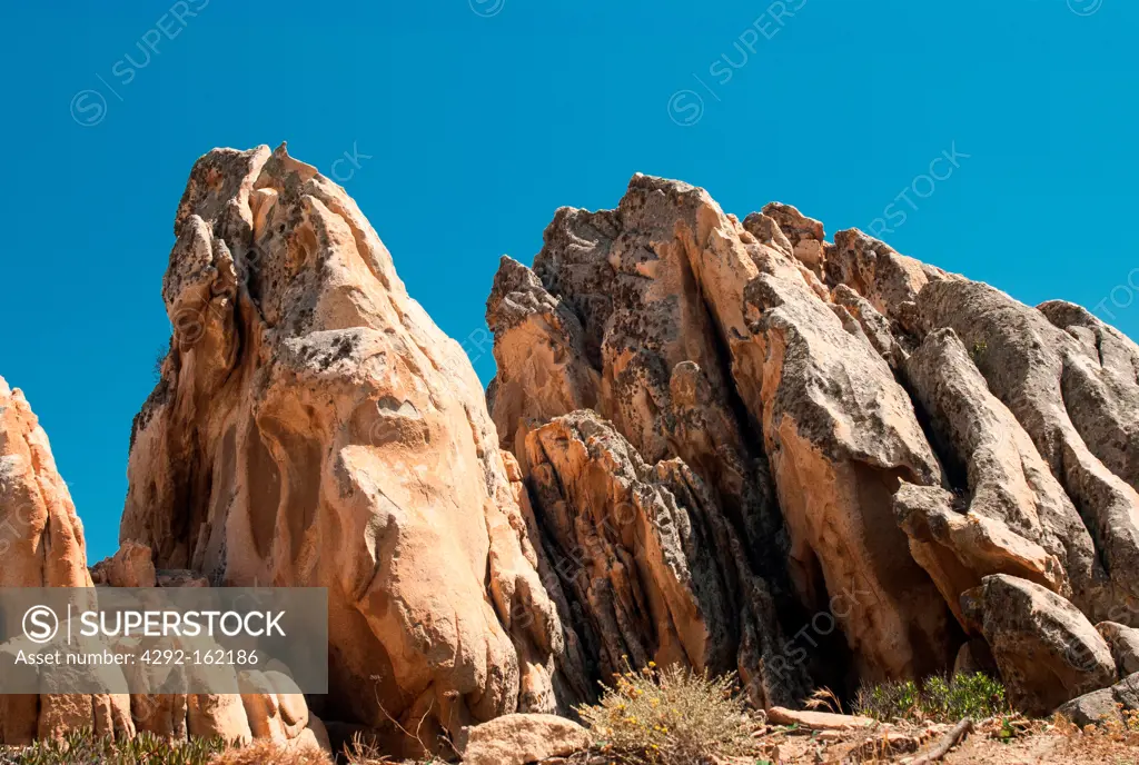 Italy, Sardinia, the beautifull rocks of the Maddalena Archipelago
